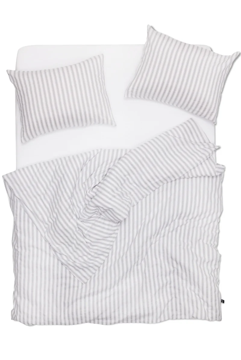 Cotton Bedding "Casa Mare" in San Marino Blue Stripe