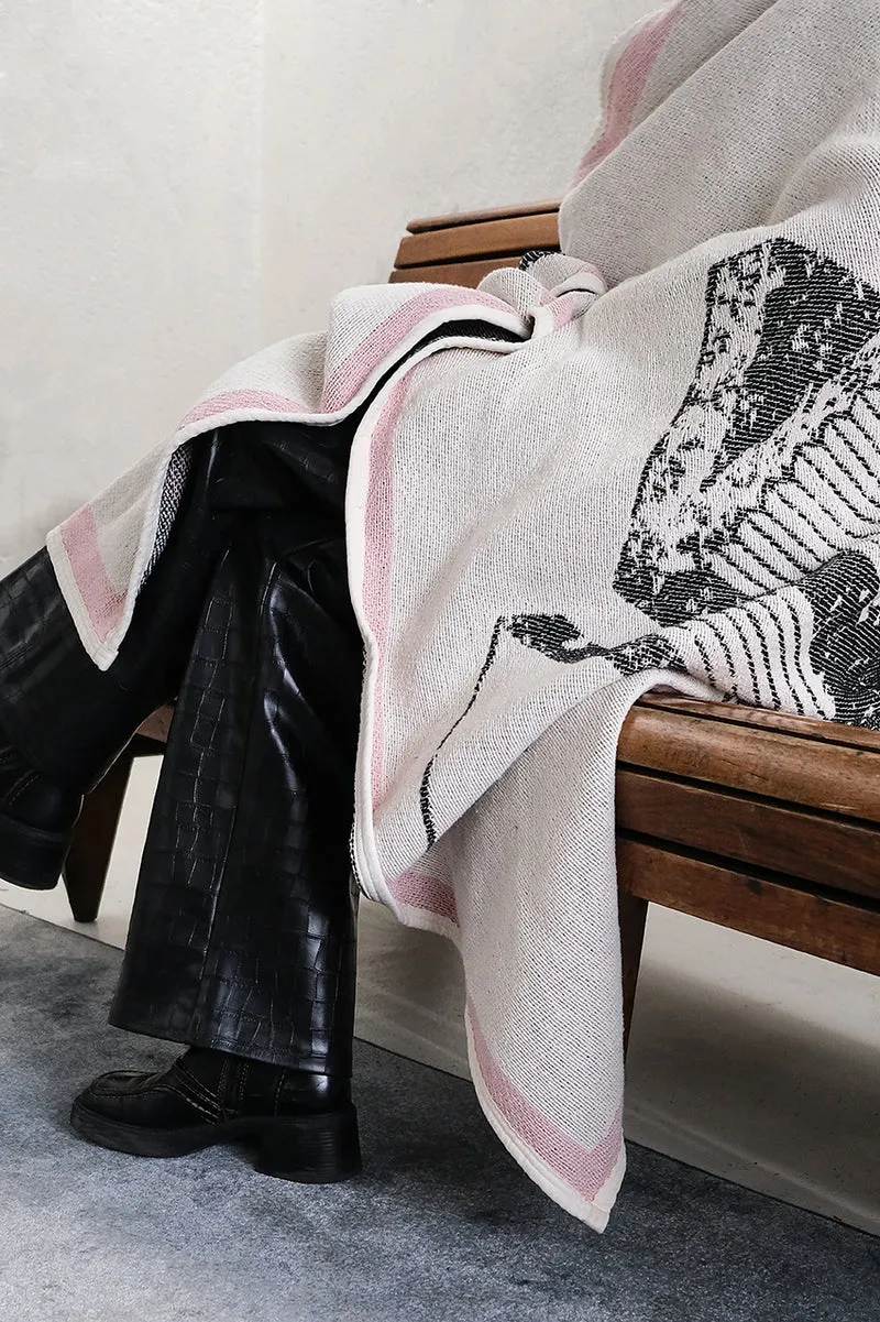 Cotton Blanket "Zukki"by Zukunft x ZigZagZurich - Limited Edition