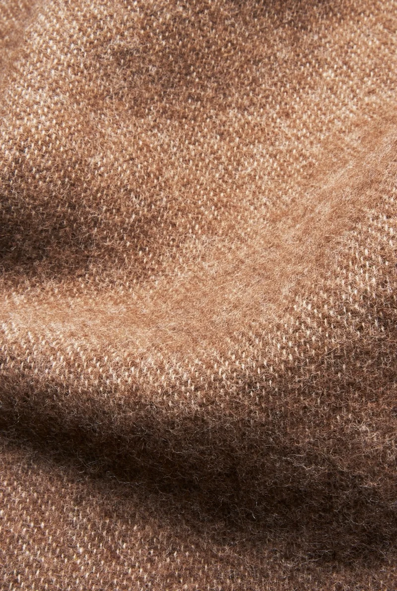 Wool Blanket "Behind Every Colour Is Another One Brown" by Michele Rondelli