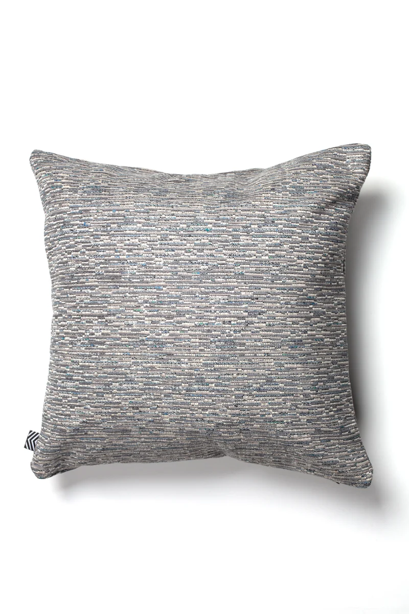 Chenille Cushion "Fossil" - Slate