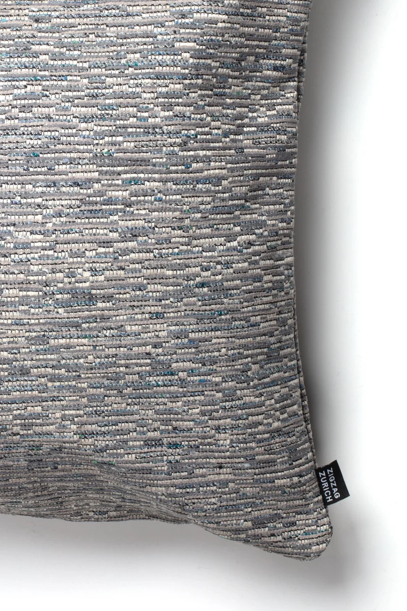 Chenille Cushion "Fossil" - Slate