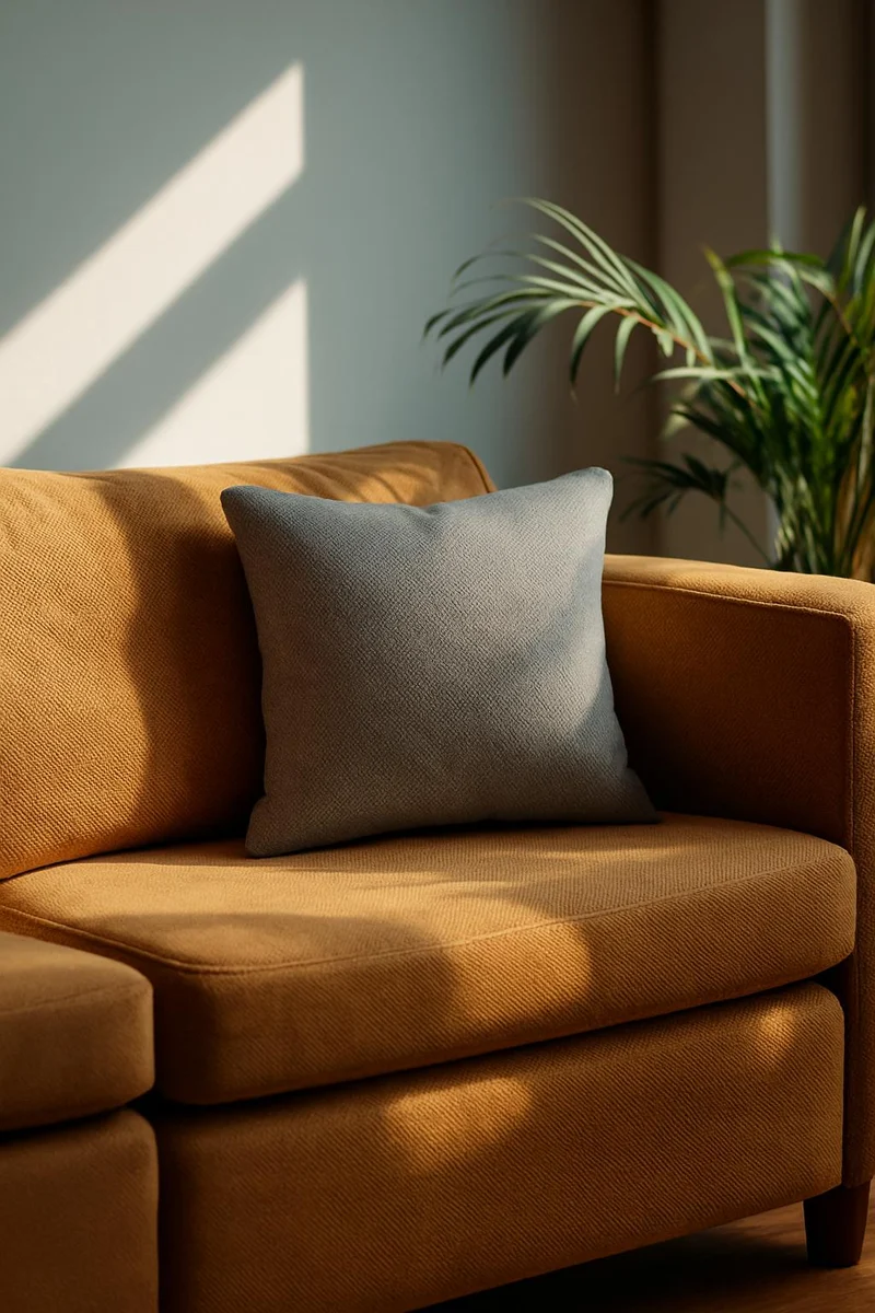 Twisted Cushion "Zuyo" - Steel