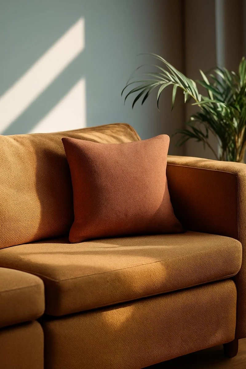 Twisted Cushion "Zuyo" - Lychee
