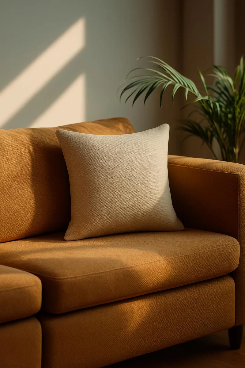 Twisted Cushion "Zuyo" - Beige