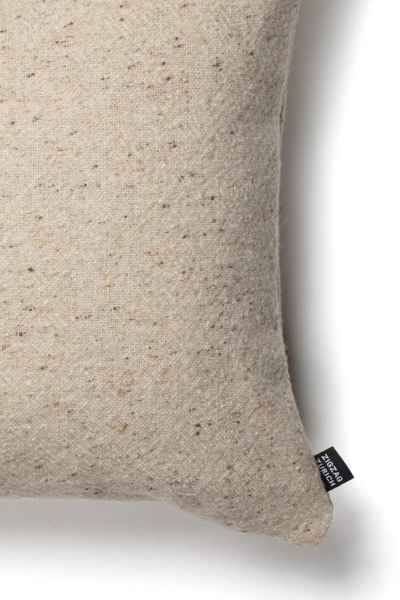 Linen Wool Cushion "Moritz" - Sand