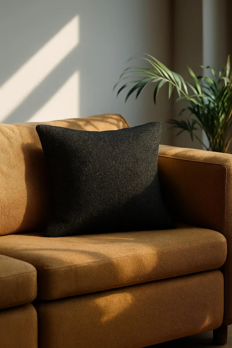 Structure Cushion "Genki" - Charcoal