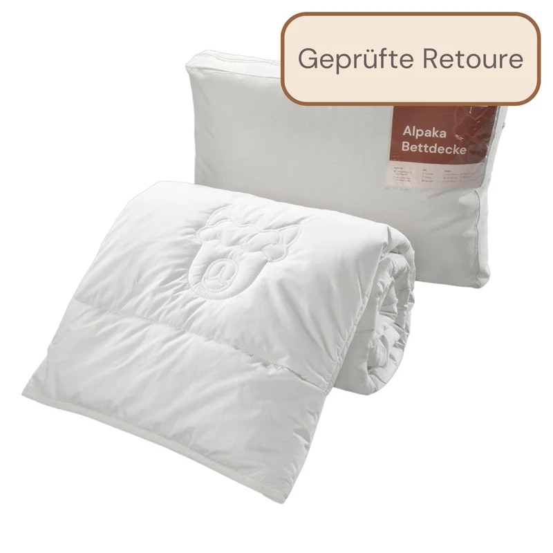Alpaka Bettdecke - Geprüfte Retoure