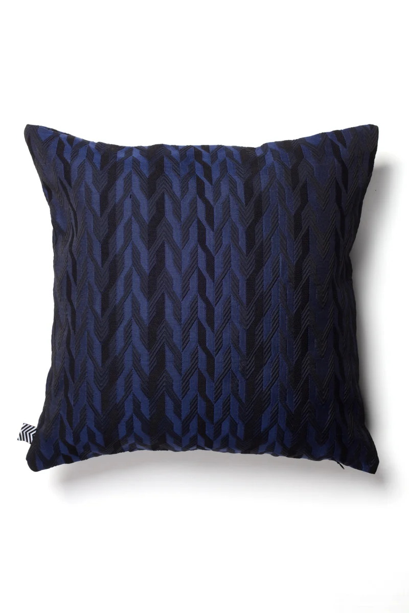 Two Tone Cushion "Zigzagino" - Violet