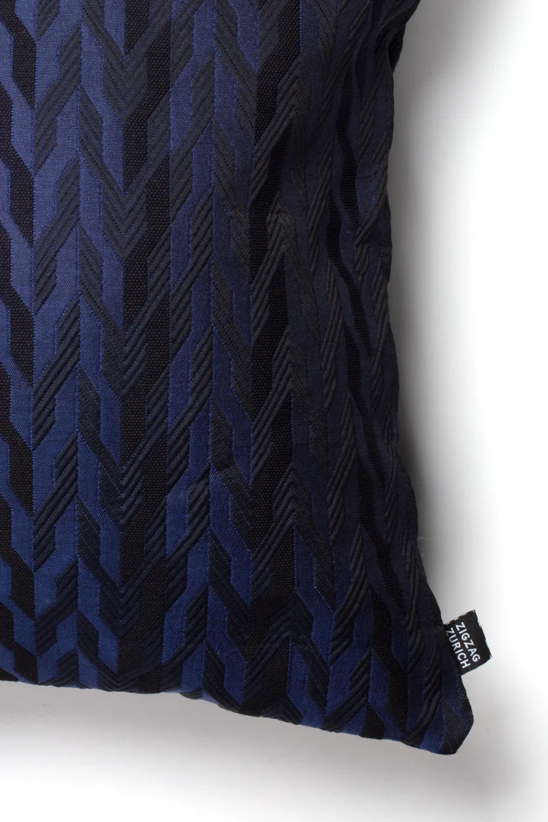 Two Tone Cushion "Zigzagino" - Violet