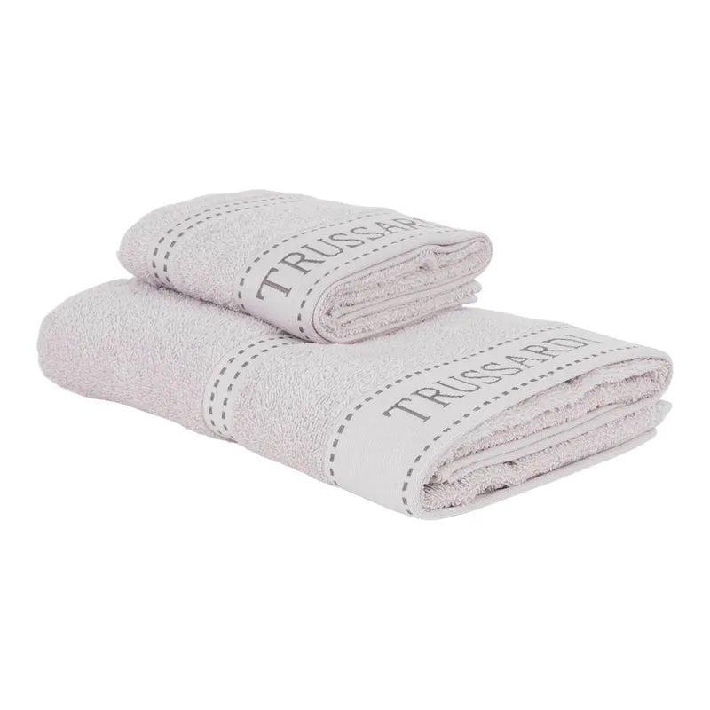 Asciugamano con Ospite ribbon in Spugna 450 gr/mq