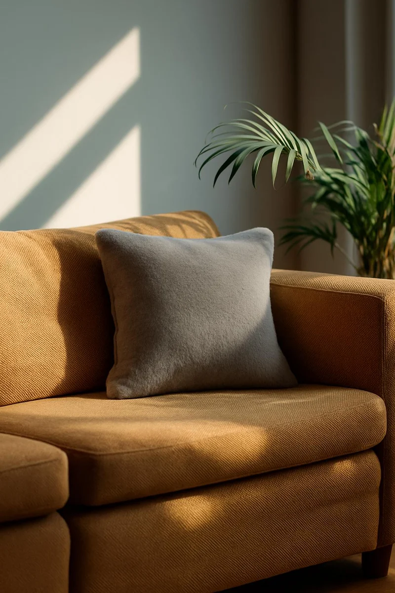 Fluff Cushion "Fluff" - Grey