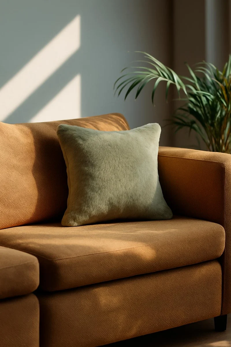 Fluff Cushion "Fluff" - Sage