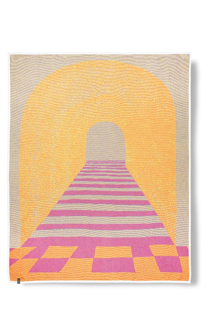 Cotton Blanket “Void” by Dario Cortese