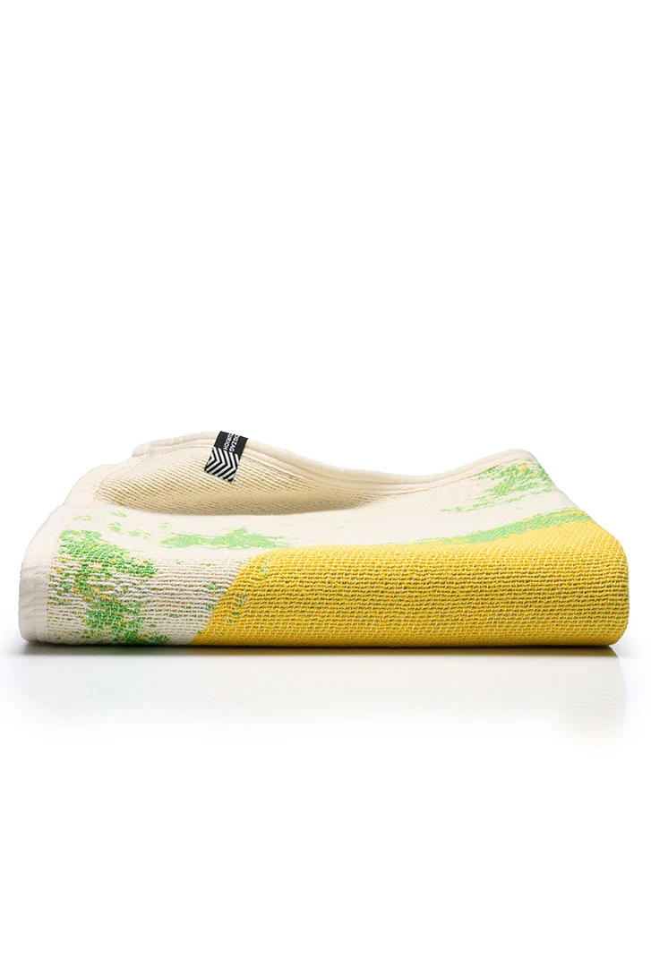 Cotton Blanket “Echolalia” by Todd Schulz