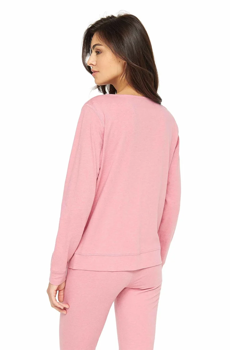 Alpaka Schlafanzug Pyjama Oberteil Damen DREAMLINE mit Bio Baumwolle