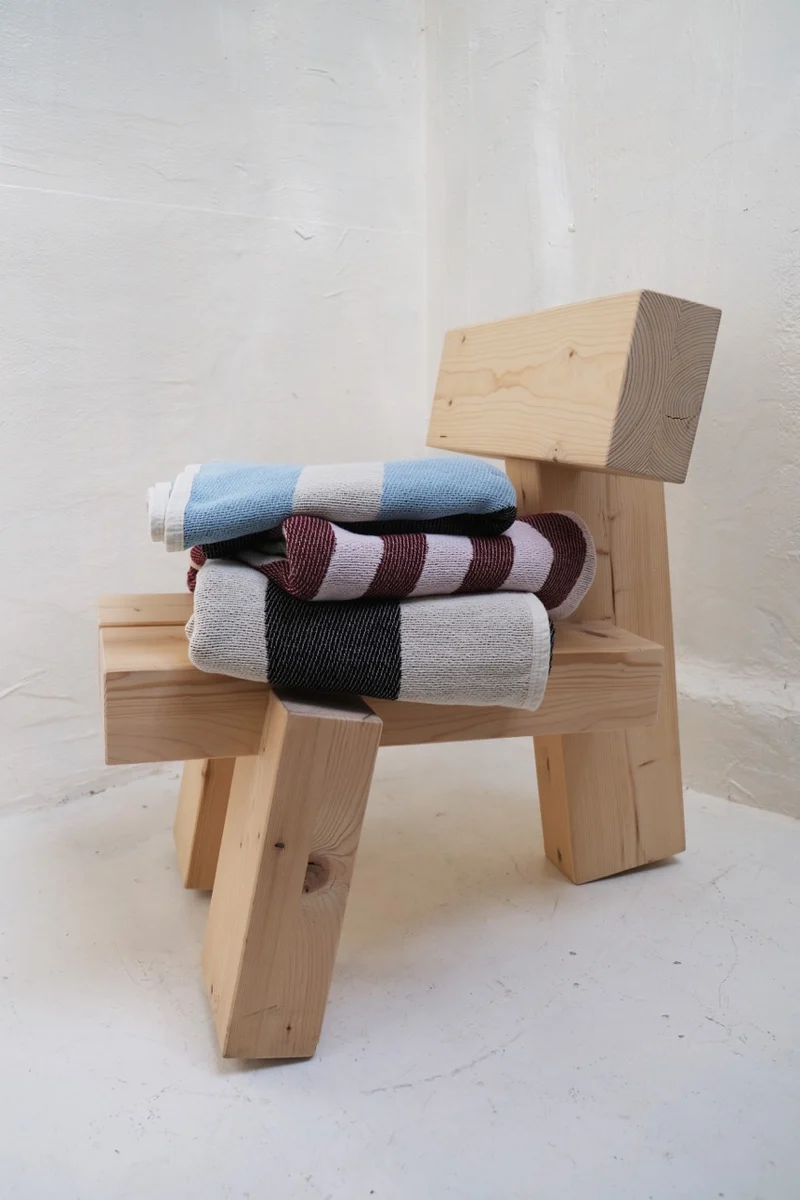 Cotton Blanket “Lupo” by Joël Roth