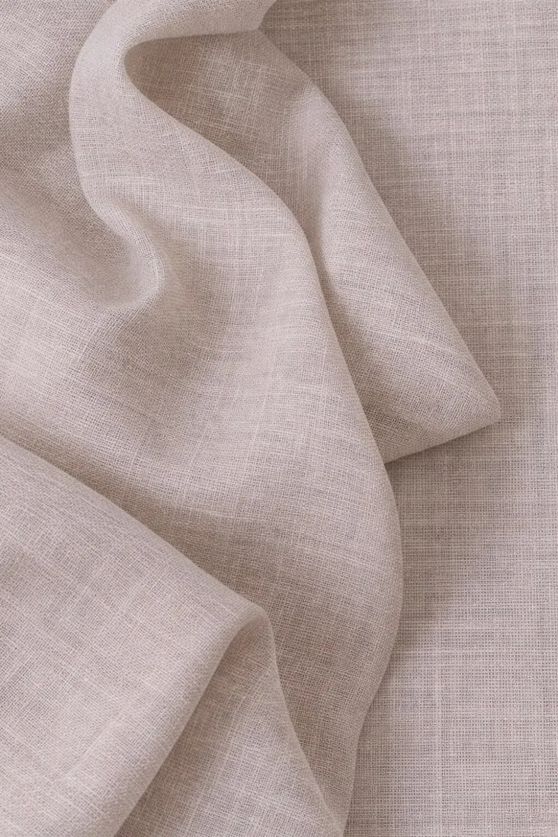Wool & Linen Curtains "Lana Lino" in Linen Color
