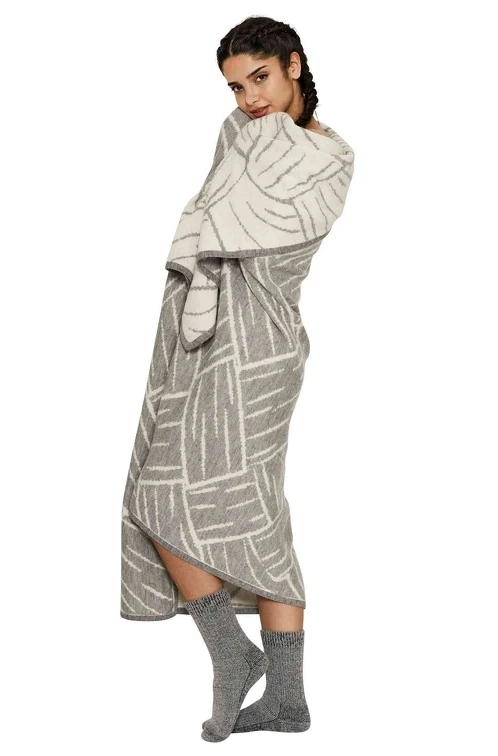 Alpaka Wolldecke JACQUARD
