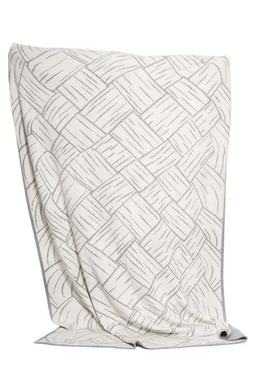 Alpaka Wolldecke JACQUARD