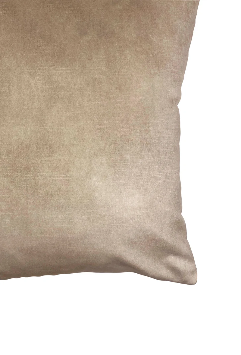 Velvet Cushions "Casino" - Truffle