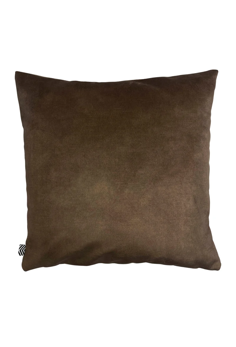 Velvet Cushions "Casino" - Chocolate