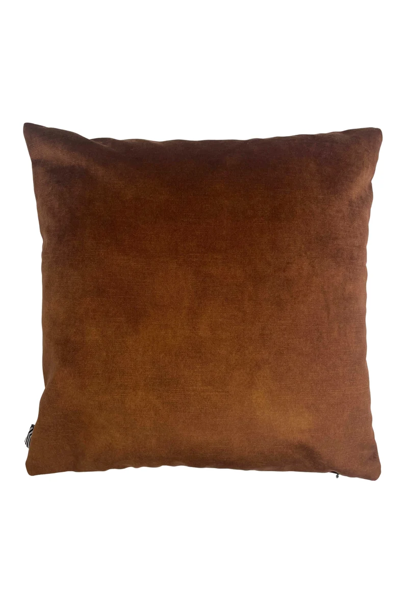 Velvet Cushions "Casino" - Terra