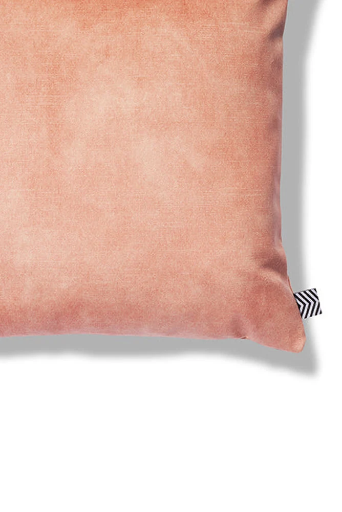 Velvet Cushions "Casino" - Coral