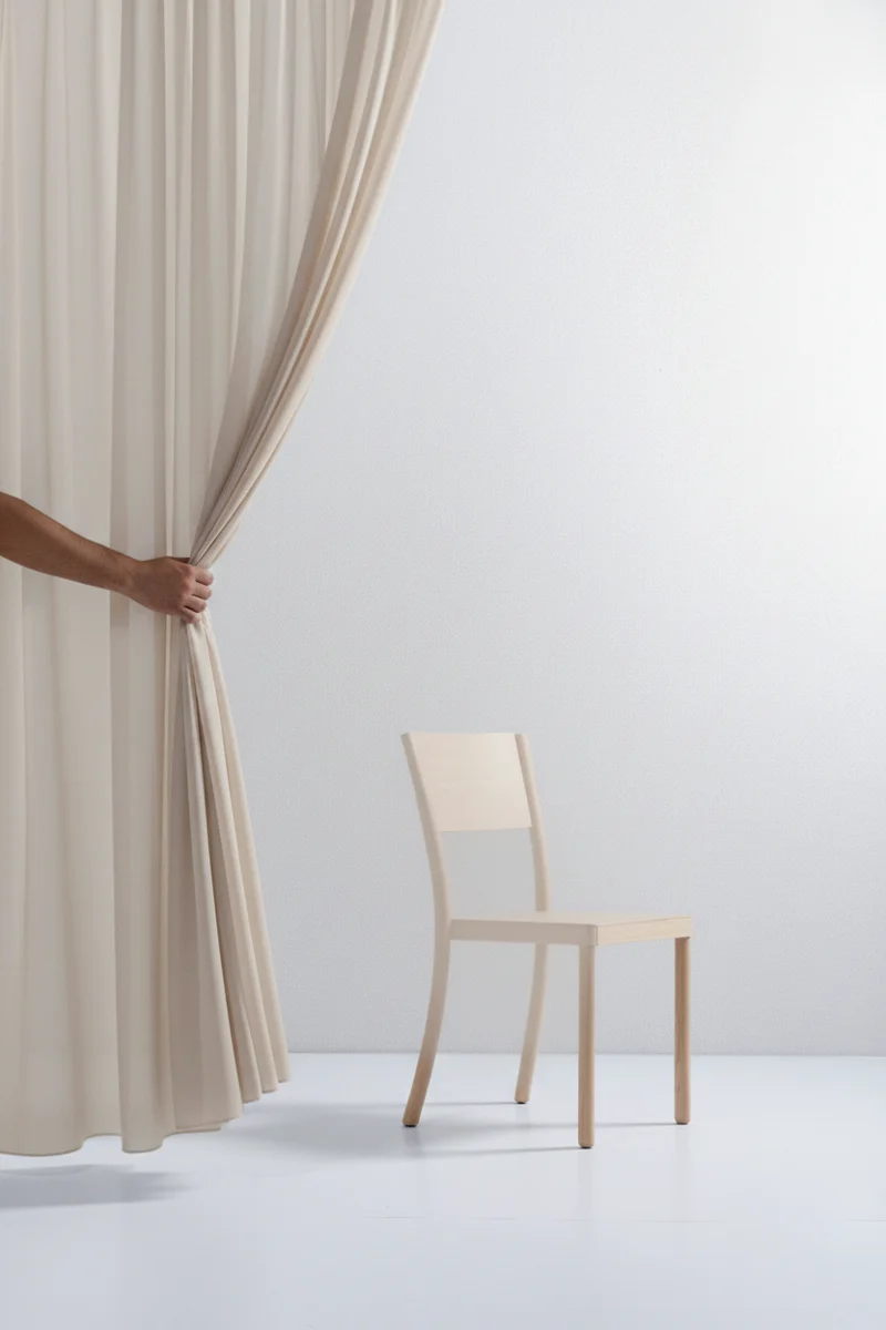 Luxury Sheer Curtains "Georgette" in Nude Colour