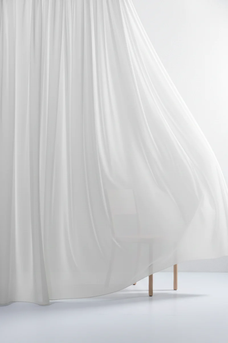 Luxury Sheer Curtains "Georgette" in Naturale Colour