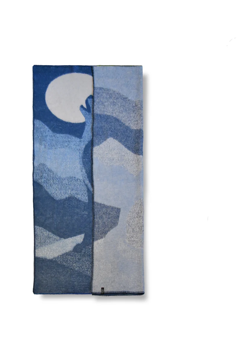 Wool Blanket “Nordwolf” by Michele Rondelli