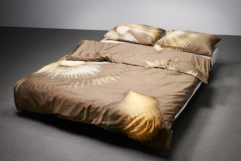 Artist Bedding "Kirigami Bronze" by Naomi Klemp, Paloma Covantes & Lola Wegenstein