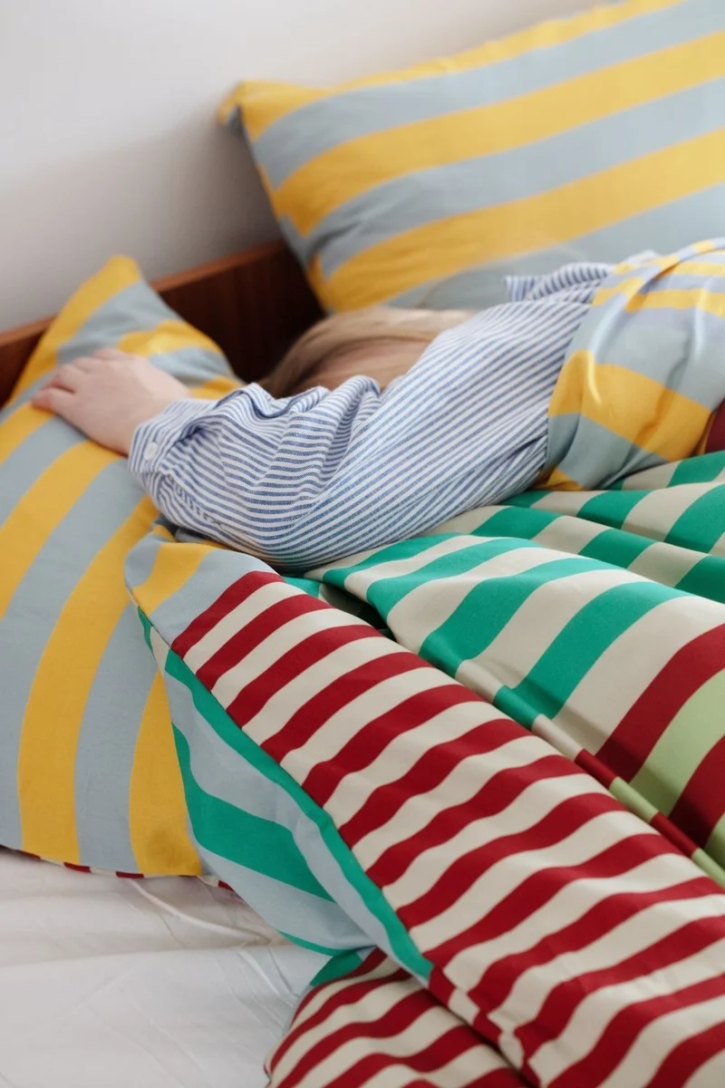 Artist Bedding "Aligned 2" by Céline Cornu