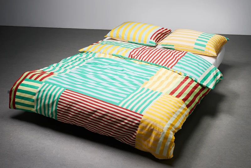Artist Bedding "Aligned 2" by Céline Cornu