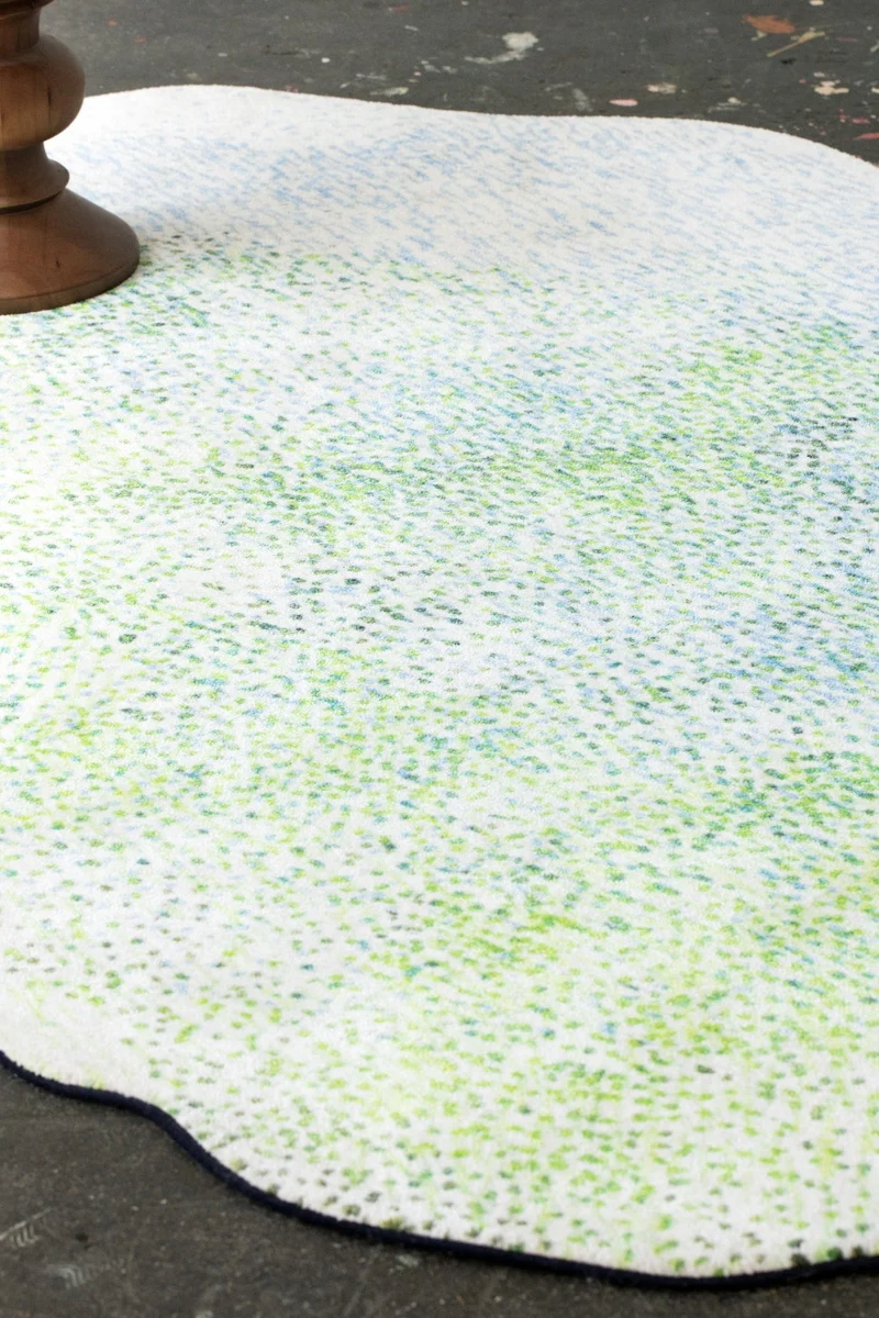 "Nuée" Artist Rug by Roland Schär
