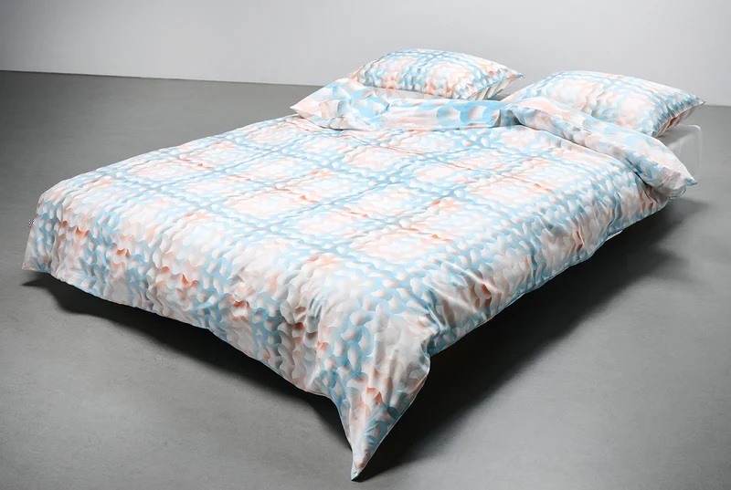 Artist Bedding "Wavy Plaidy" by Charlotte Gentsch