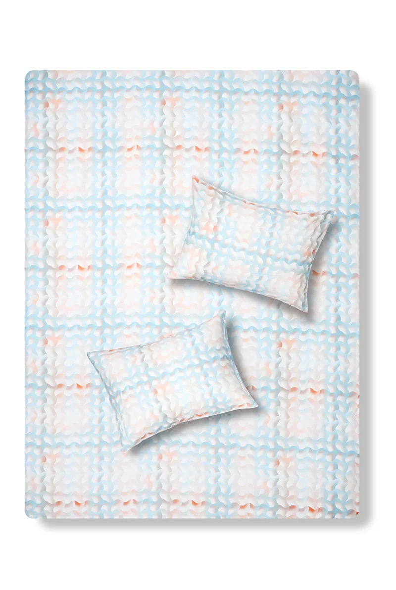 Artist Bedding "Wavy Plaidy" by Charlotte Gentsch