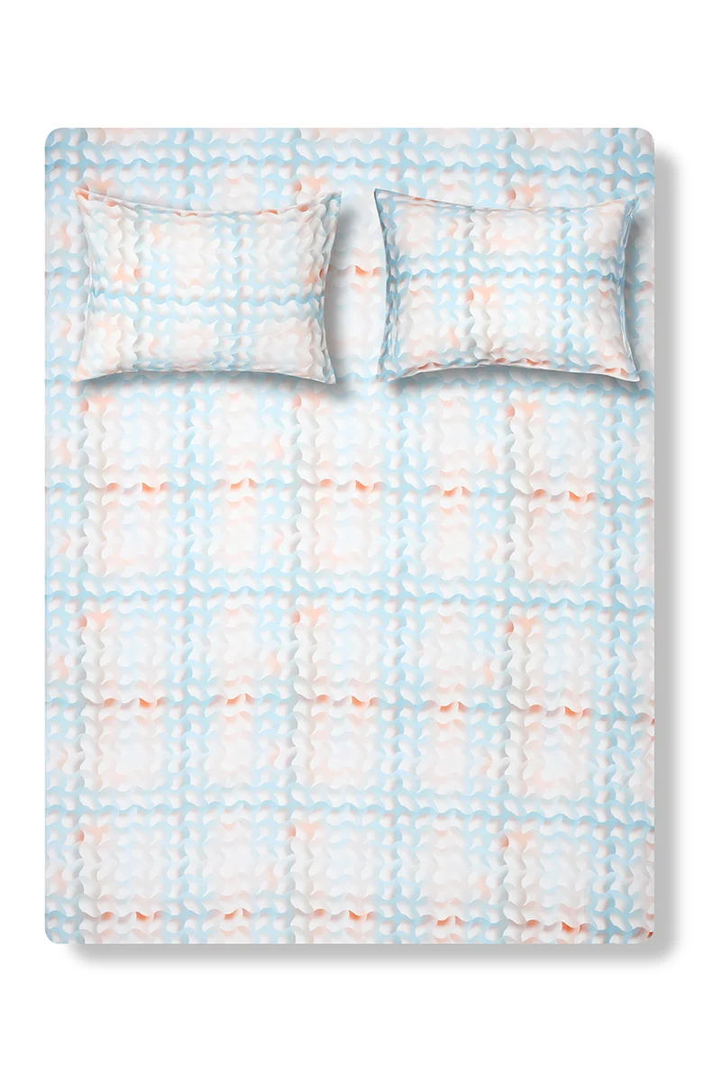Artist Bedding "Wavy Plaidy" by Charlotte Gentsch