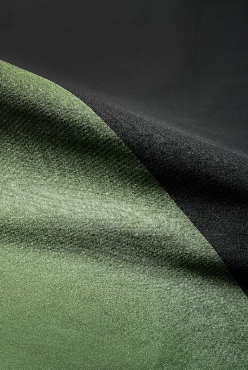 Artist Bedding "Bedtime Tangents Nightly Green" by Dario Cortese