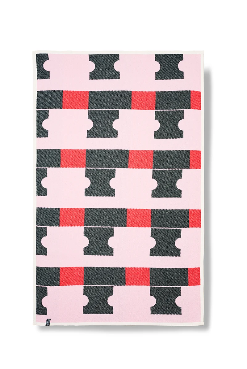 Cotton Blanket "Milano" by Nathalie Du Pasquier & George Sowden