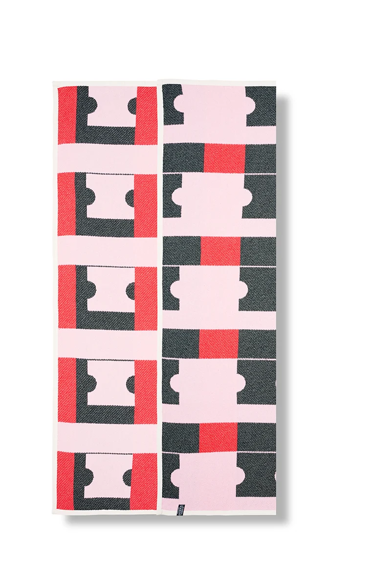 Cotton Blanket "Milano" by Nathalie Du Pasquier & George Sowden