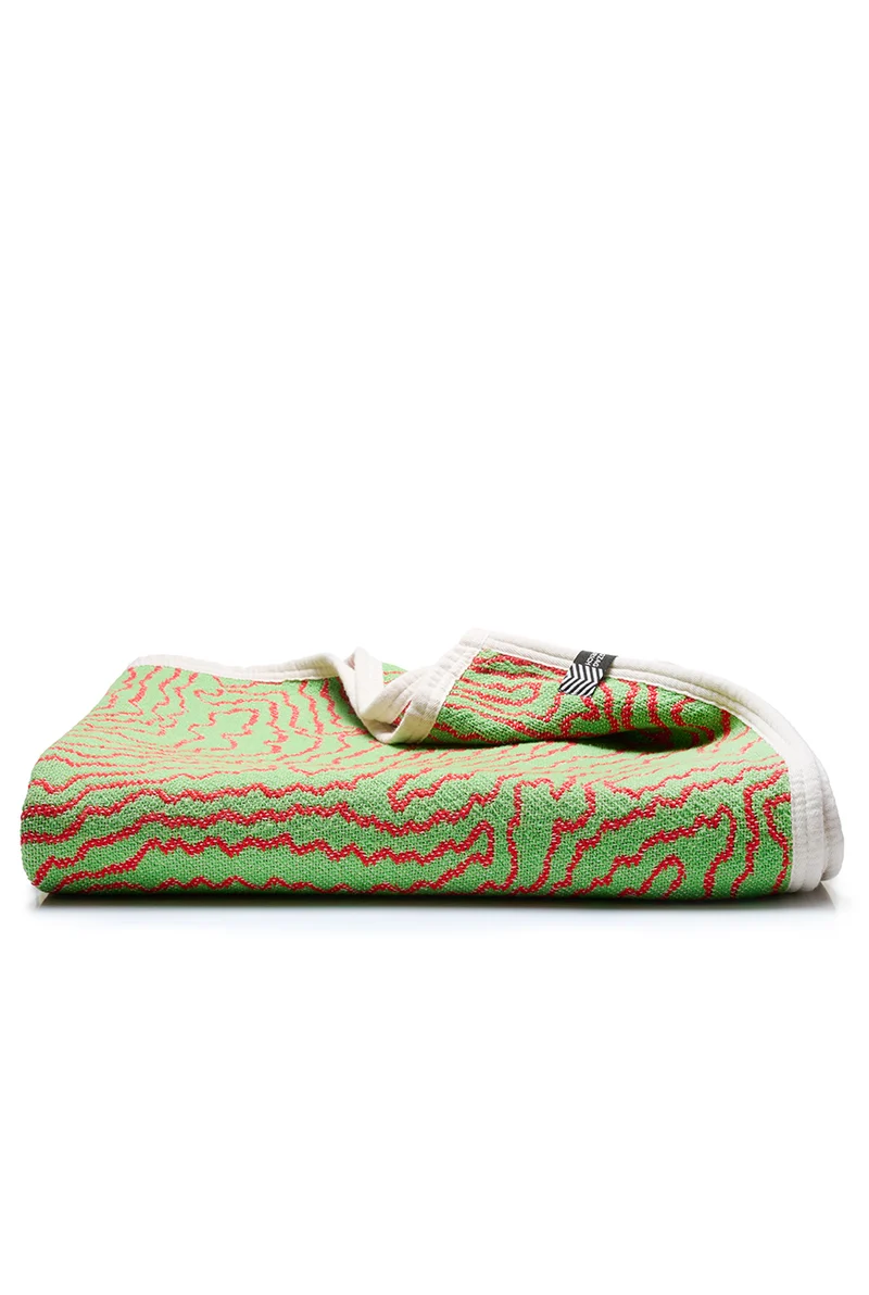 Cotton Blanket "Earth" by Nathalie Du Pasquier & George Sowden