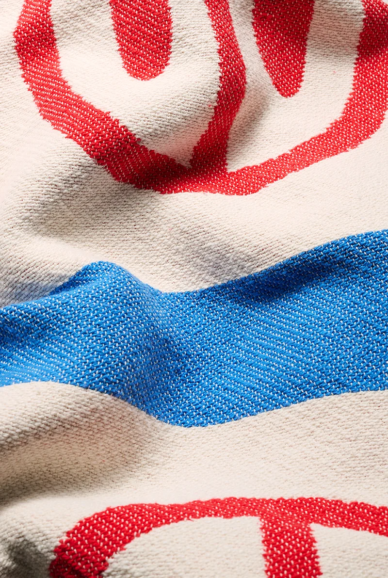 Cotton Blanket "Lappland" by Nathalie Du Pasquier & George Sowden