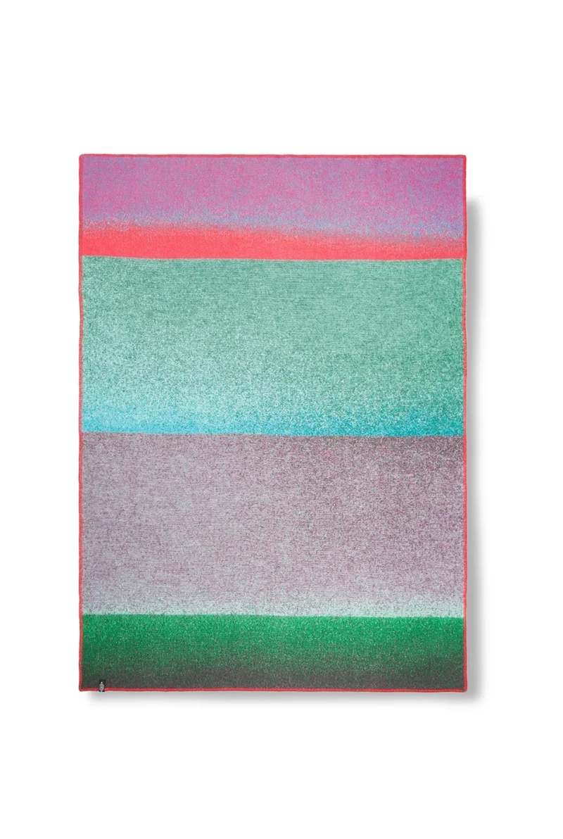 Wool Blanket "Color Rebel Petrol" by Michele Rondelli