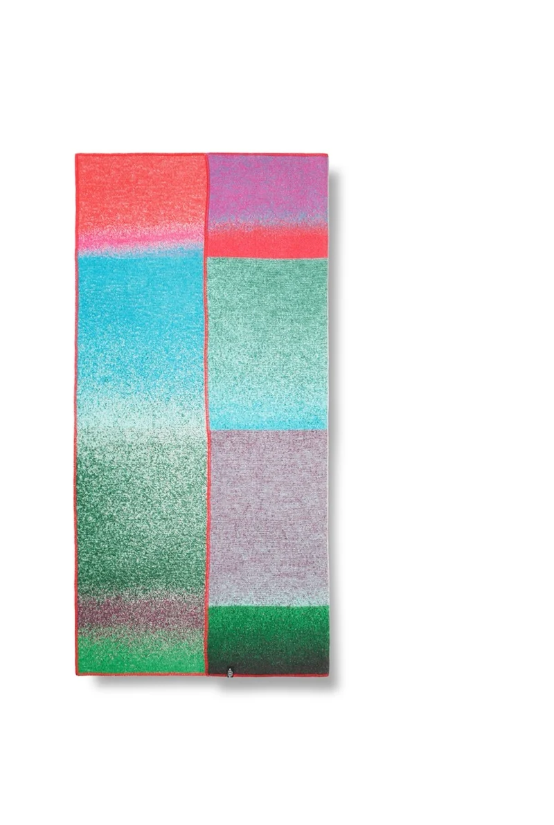 Wool Blanket "Color Rebel Petrol" by Michele Rondelli