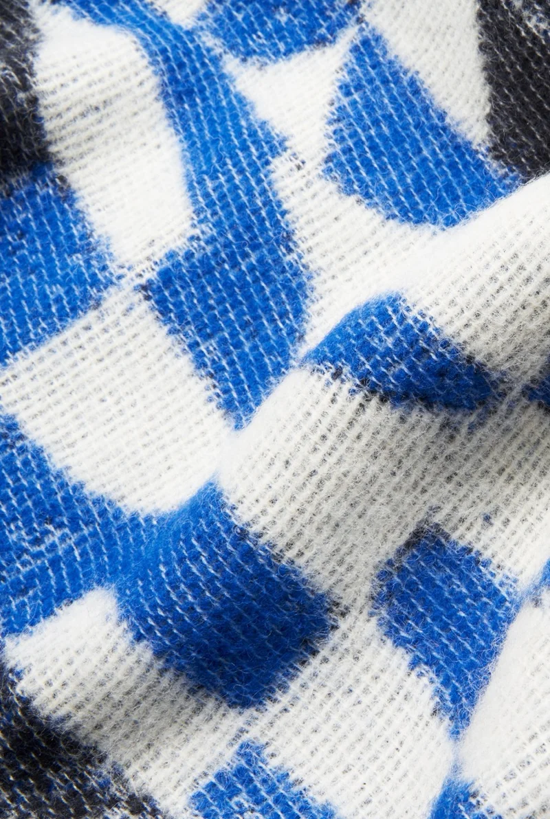 Wool Blanket "Relativity" by Dario Cortese