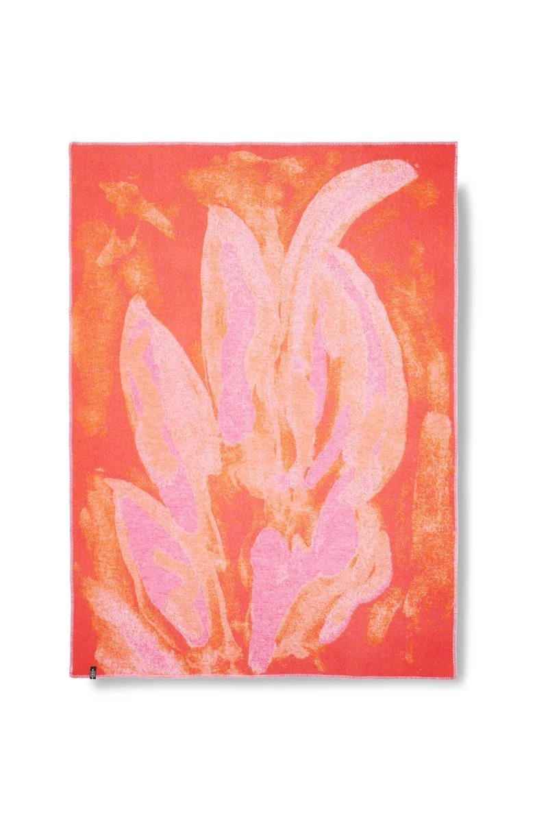 Wool Blanket "Fire Dreams" by Petra Dutli