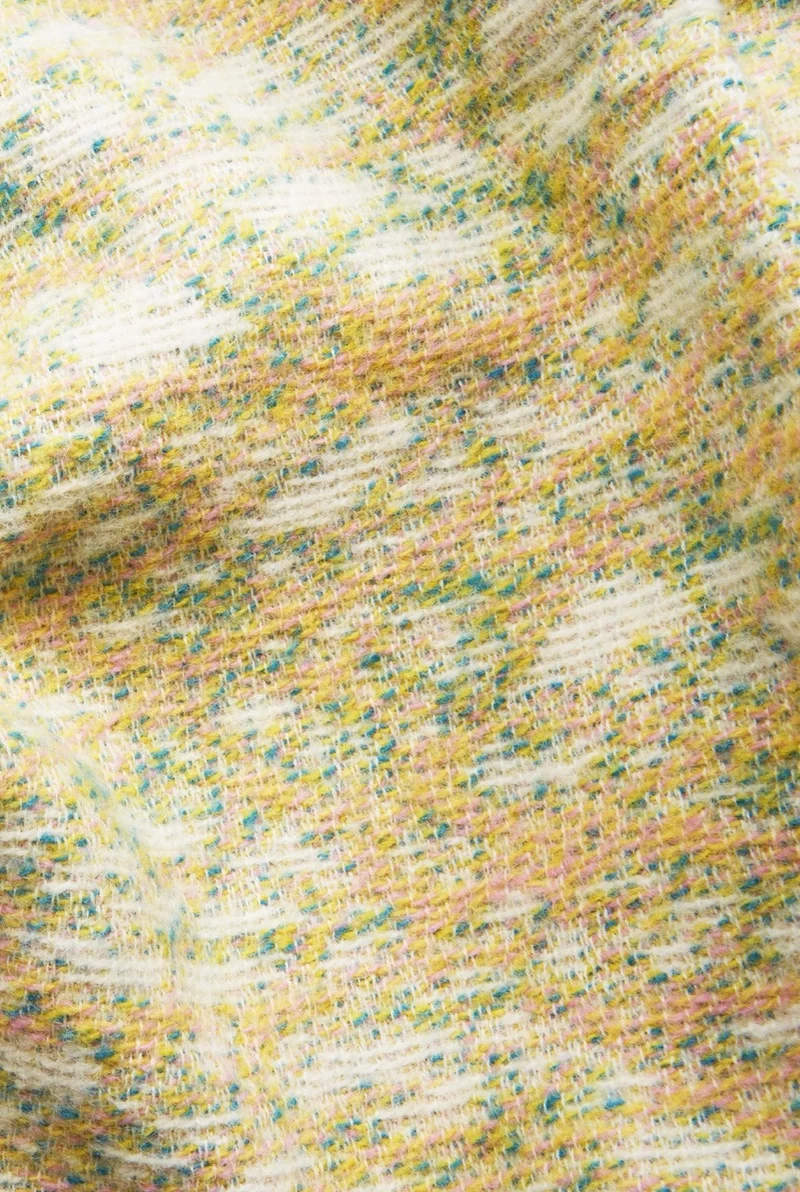 Wool Blanket "Festive Tangle Natural" by Tom Koken