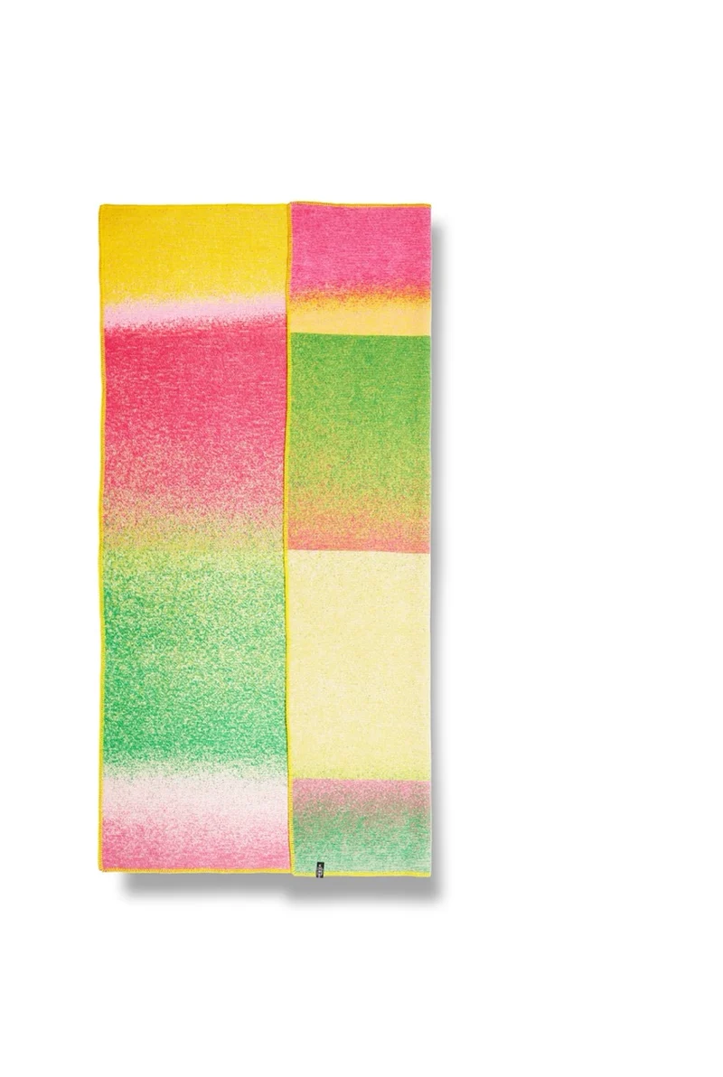 Wool Blanket "Color Rebel Fuchsia" by Michele Rondelli