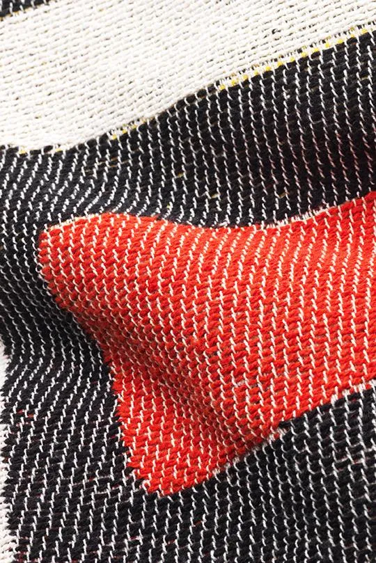 Cotton Blanket Modulon Bojagi by Michele Rondelli