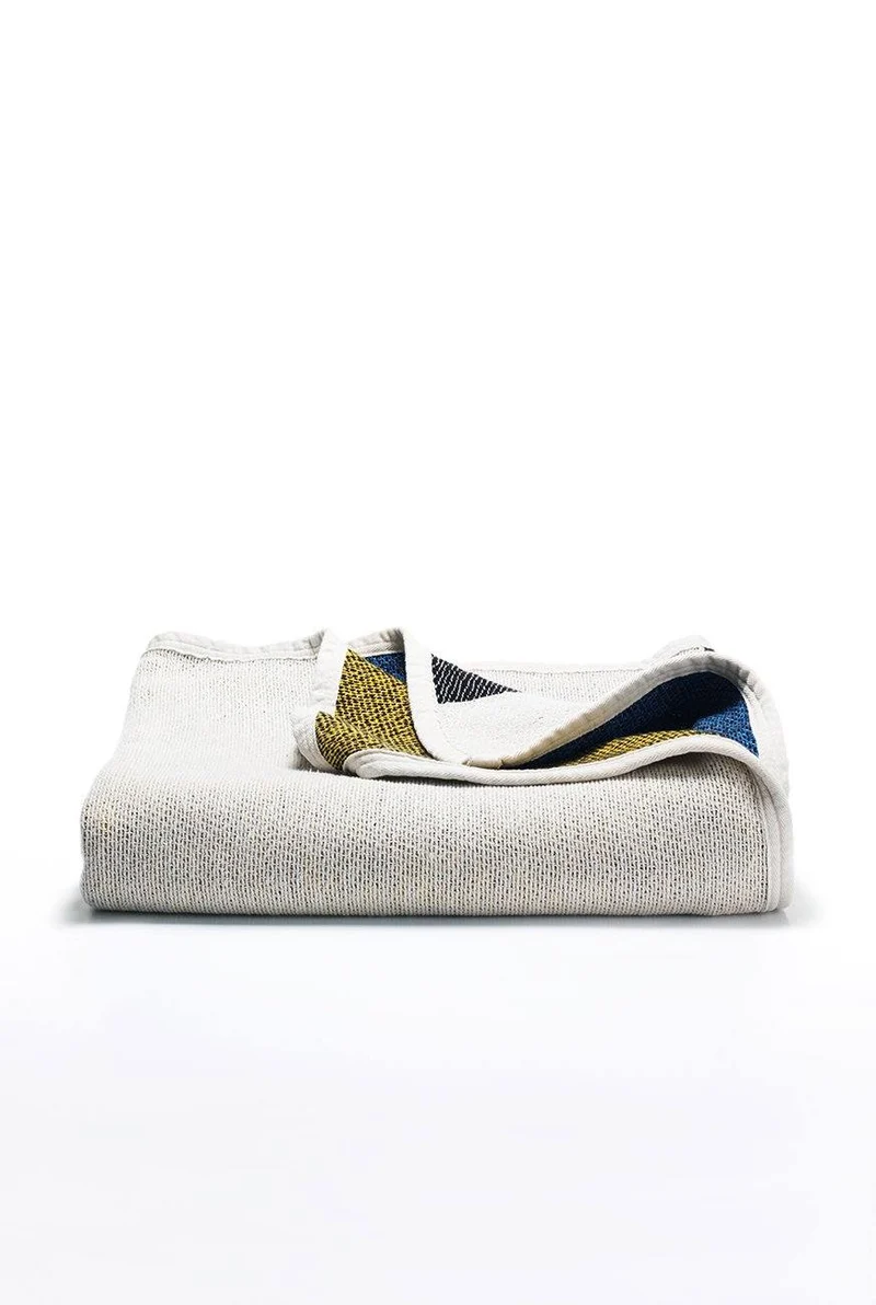 Cotton Blanket Modulon Bojagi by Michele Rondelli
